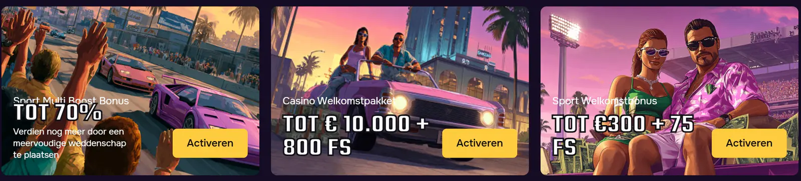 GTBET Casino bonussen